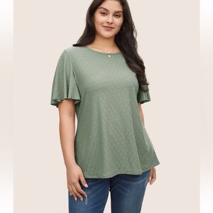 Elegant Green Women's Top